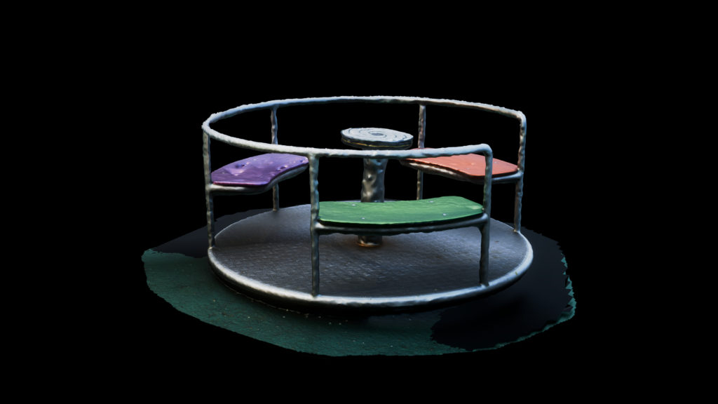 Zdjęcie modelu 3D wykonanego w technologii fotogrametrii.